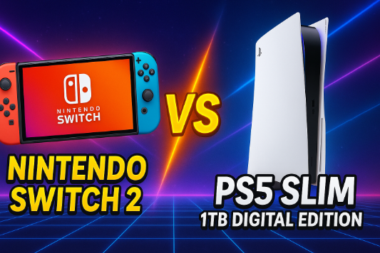 닌텐도 스위치 2 vs PS5 슬림 1TB