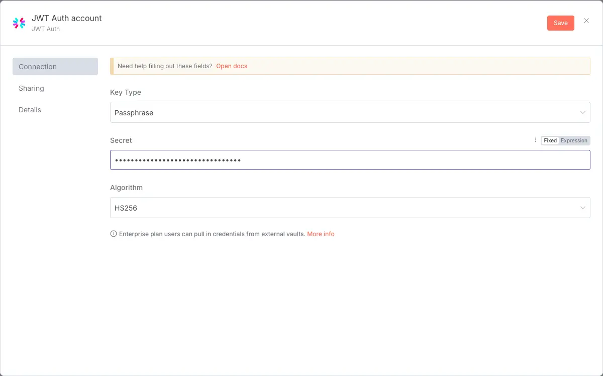 JWT Auth Account Generate