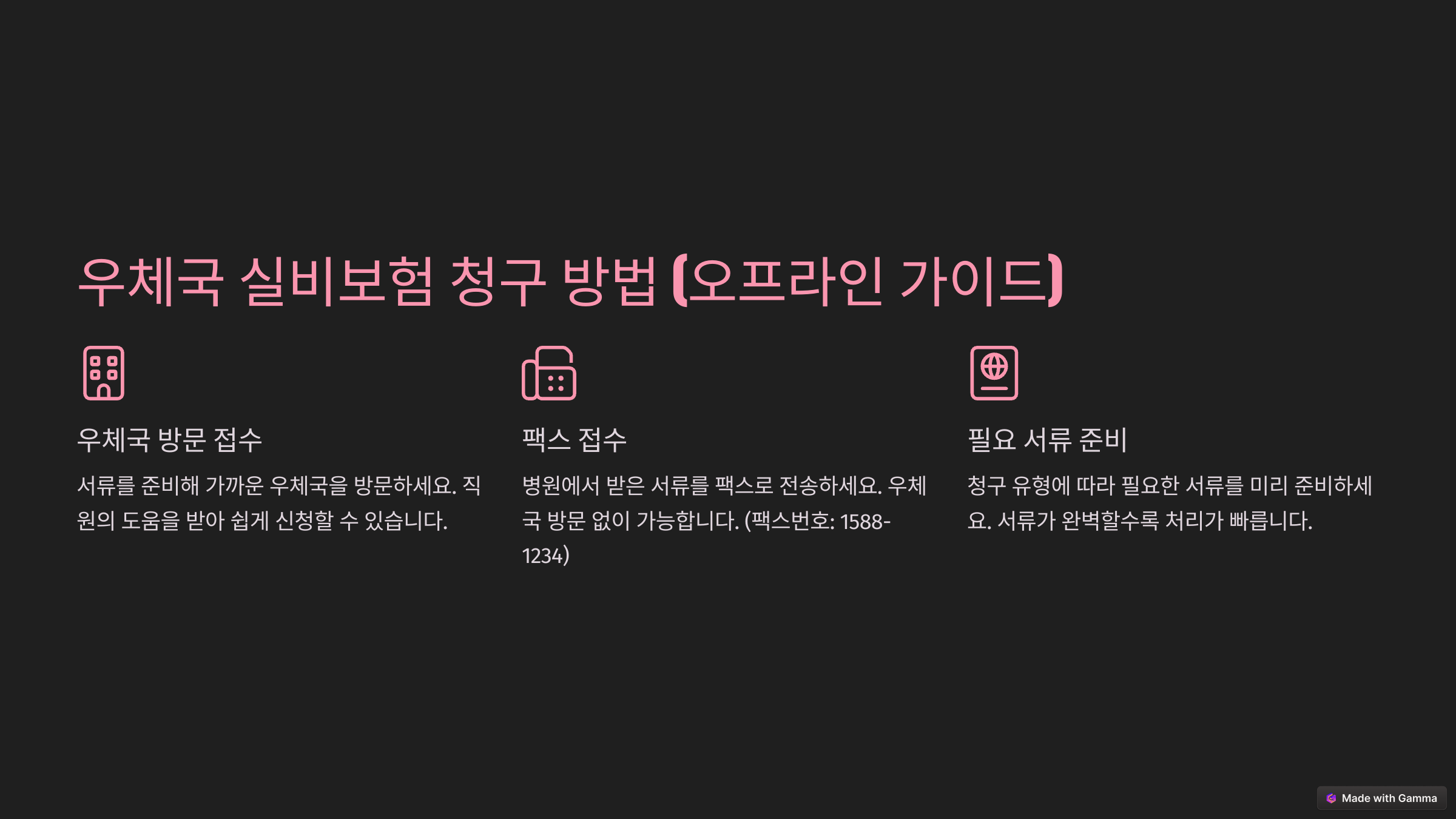 우체국 실비보험 청구 방법 총정리! 쉽고 빠르게 청구하는 법