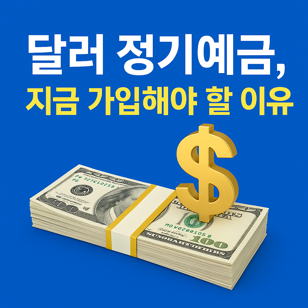 달러 정기예금 추천