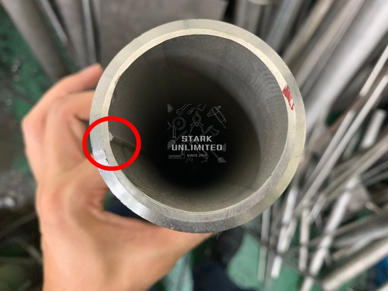 E - ERW (Electric Resistance Welding, 전기저항용접관) - 이음매