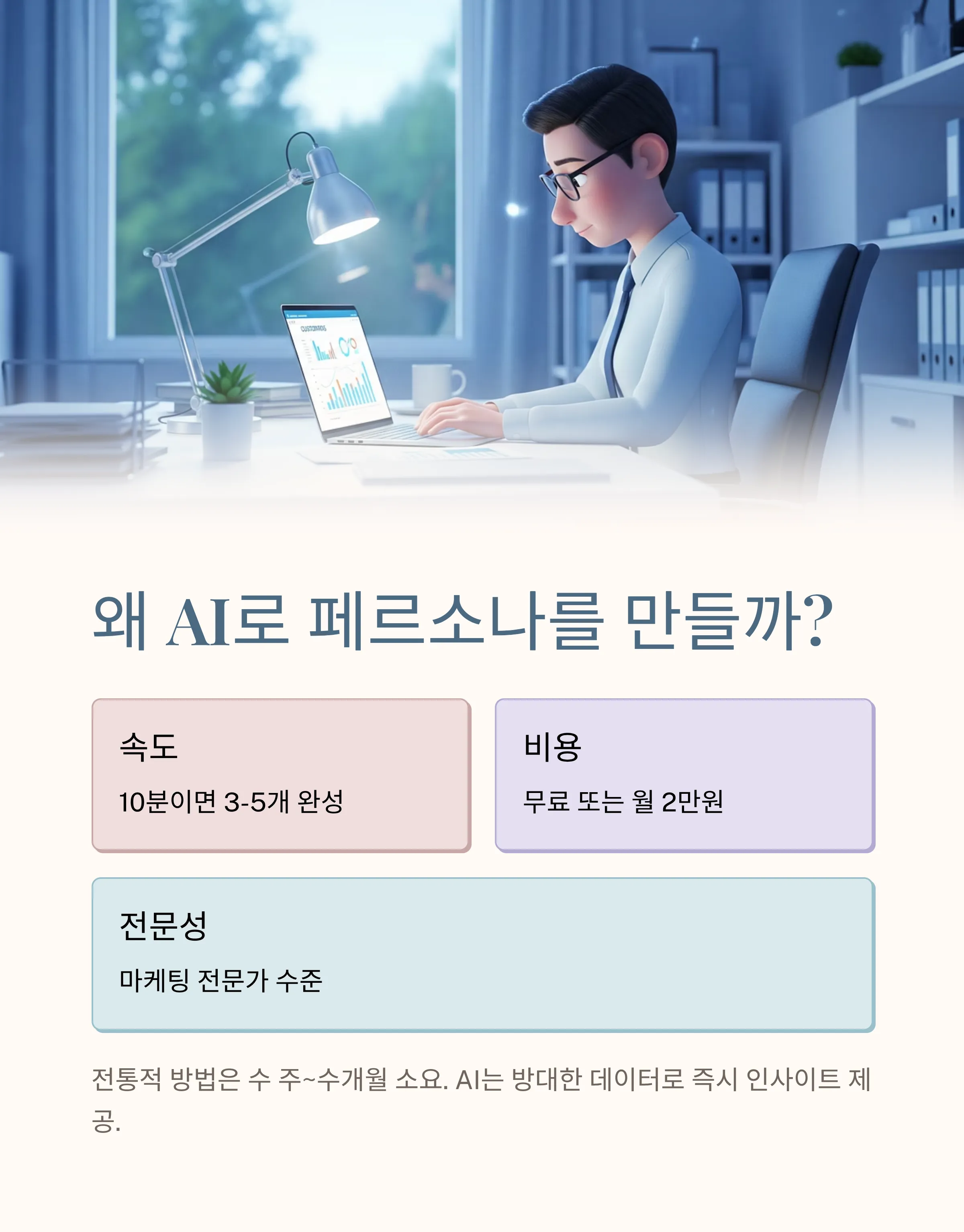 AI로 10분 만에 완성하는 고객 페르소나