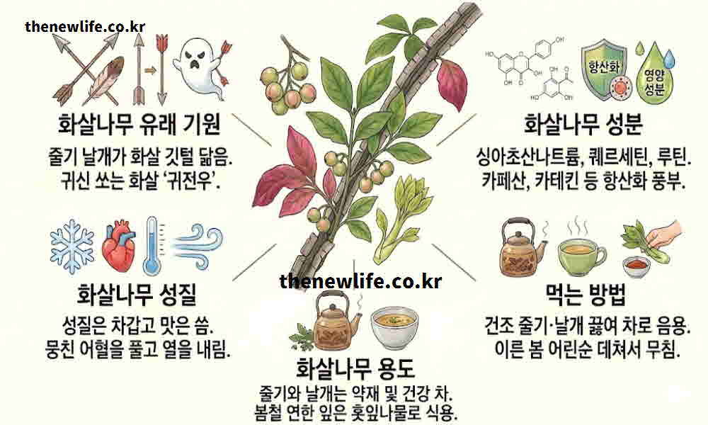 화살나무 효능 기본정보