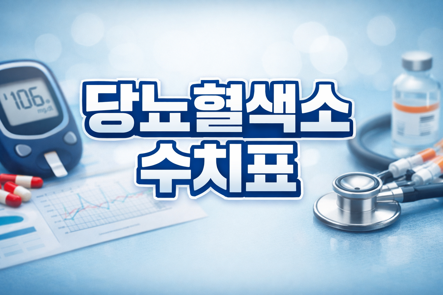 당뇨혈색소 수치표