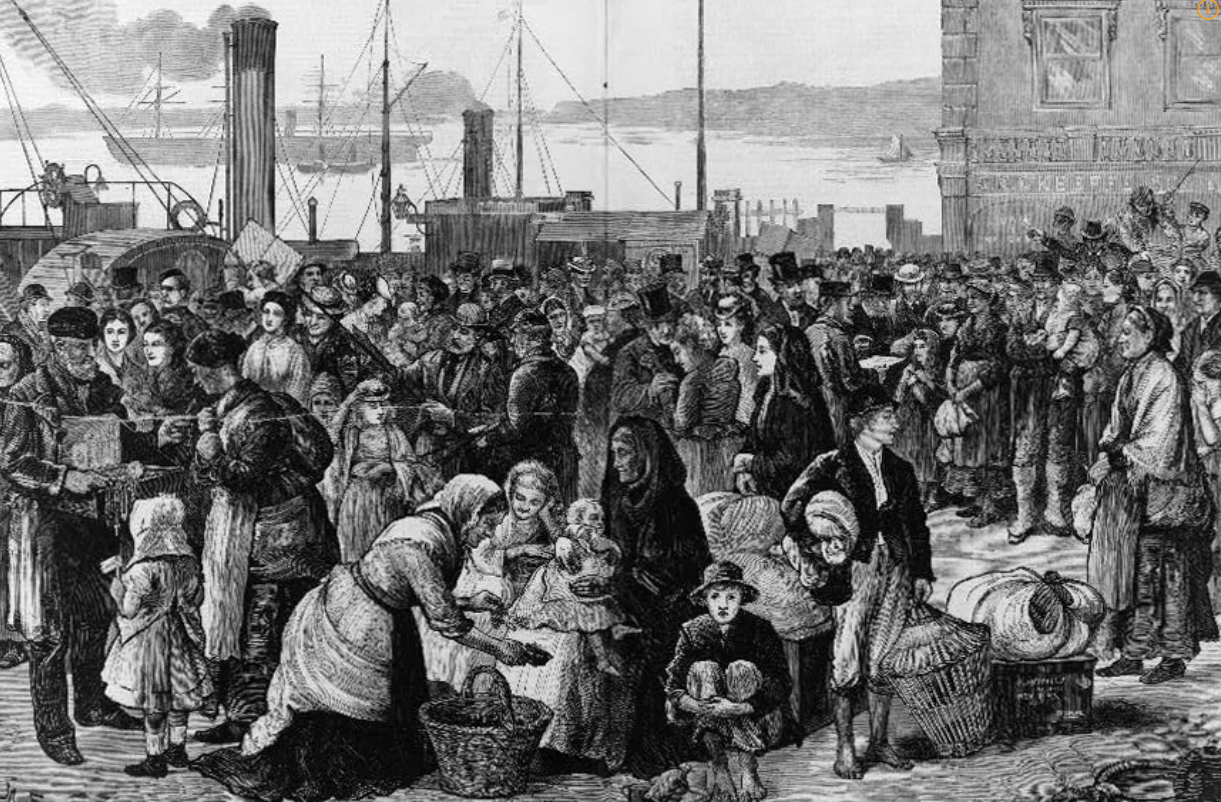 아일랜드로 떠난 이민자들