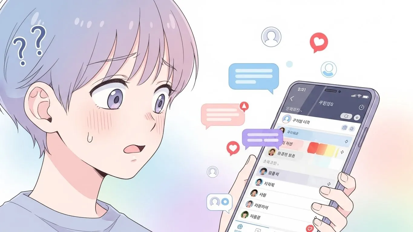 업데이트 후 친구목록이 바뀐 이유