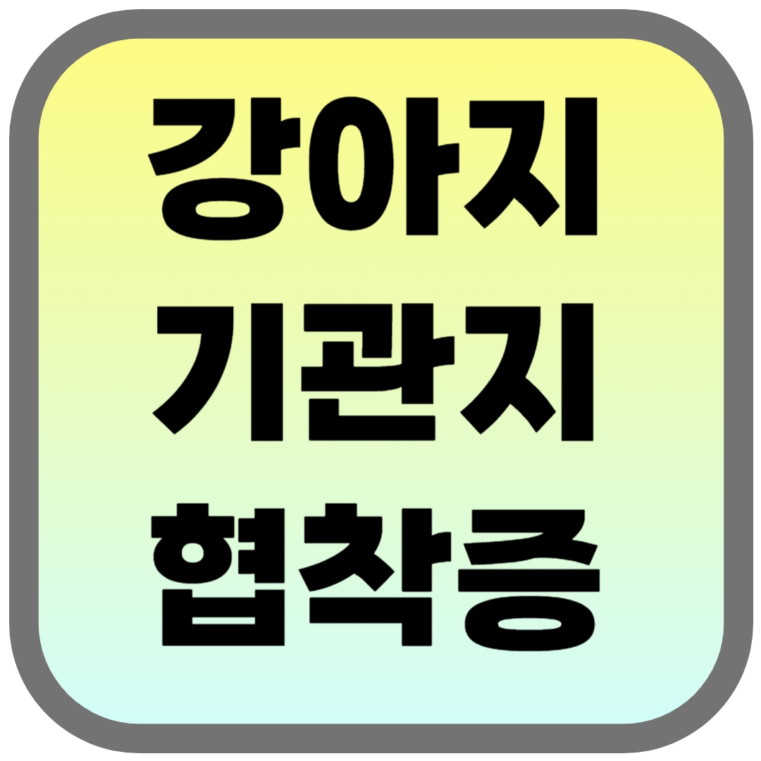 강아지 기관지 협착증 증상과 치료법, 꼭 알아두세요!