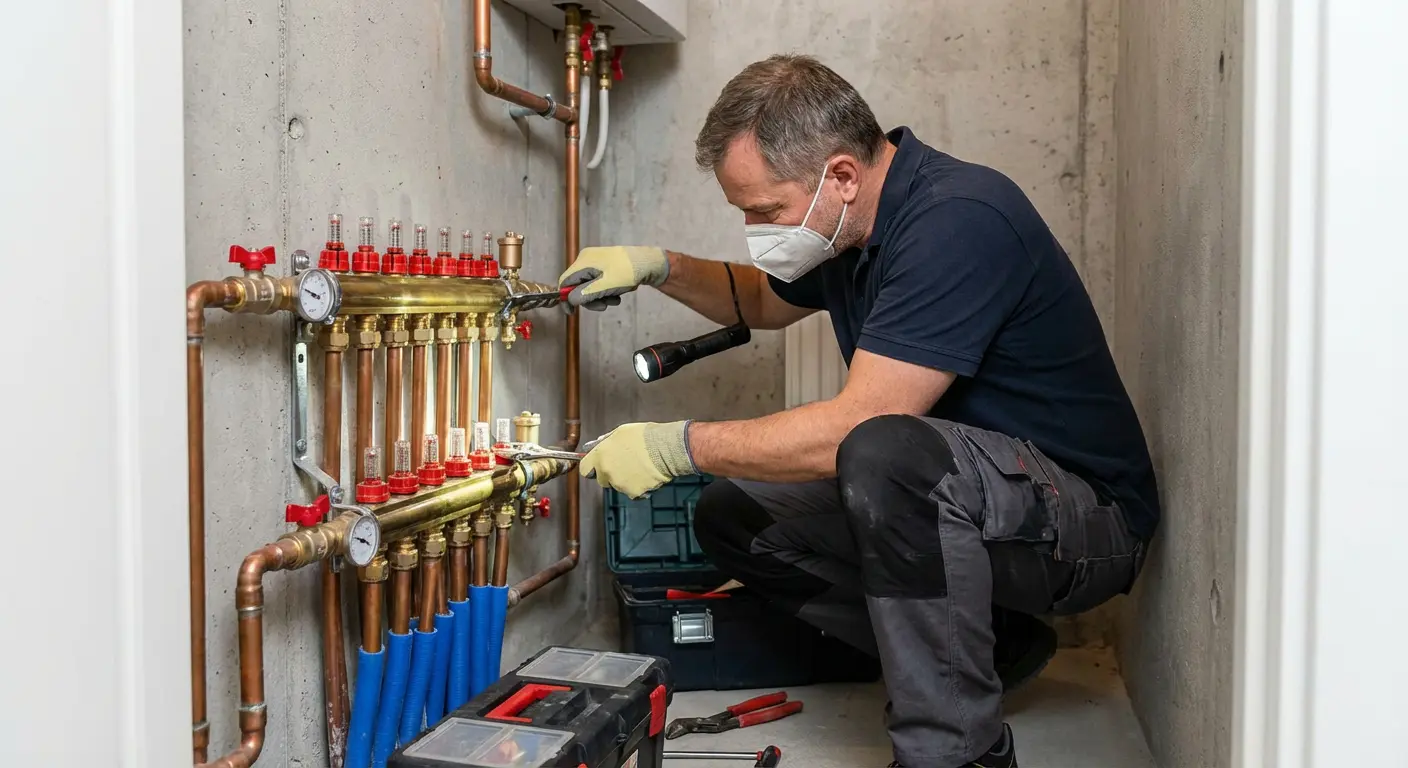 난방 분배기 밸브 상태 점검