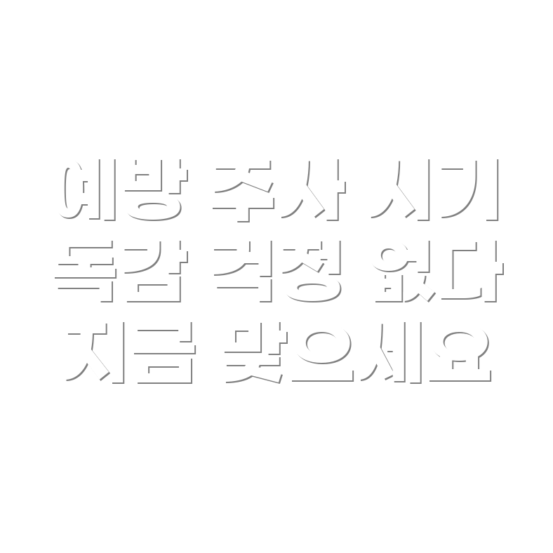 독감 예방 주사