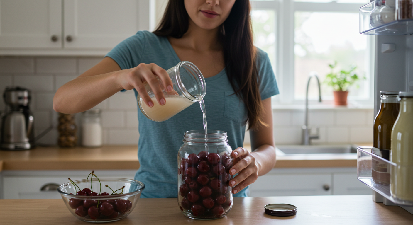 체리는 절대 씻지 말고 보관하세요