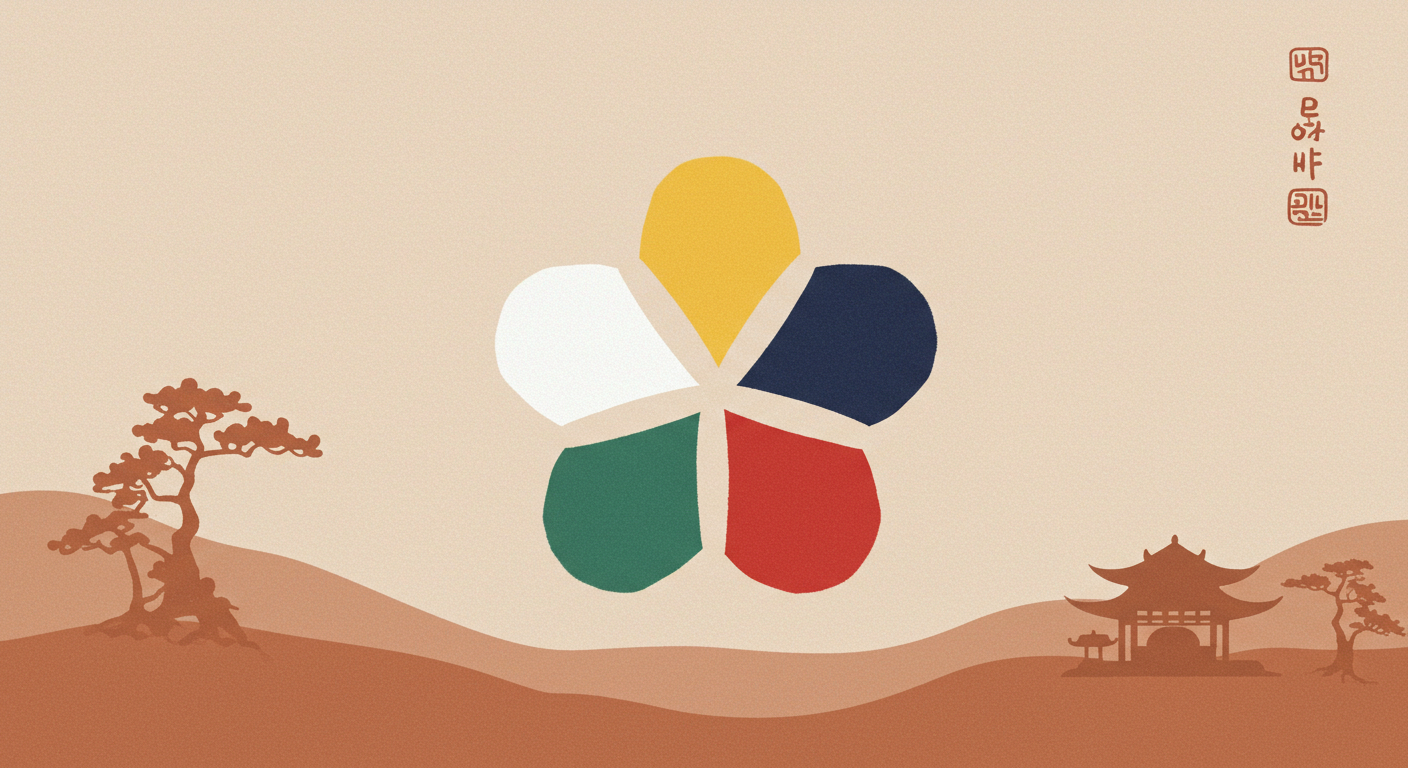 '오방색 의미' : 한국의 아름다운 색