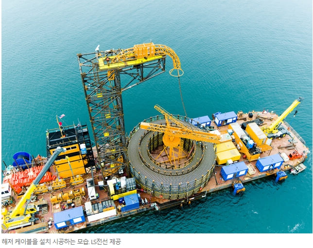 우리나라 최초 전압형 해저 전력망 착공..."제주와 내륙 연결 3번째"