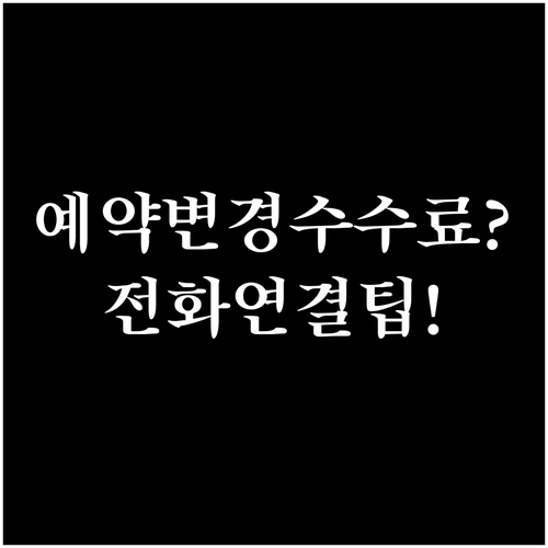 에어마카오 예약 변경 수수료와 전화 ..