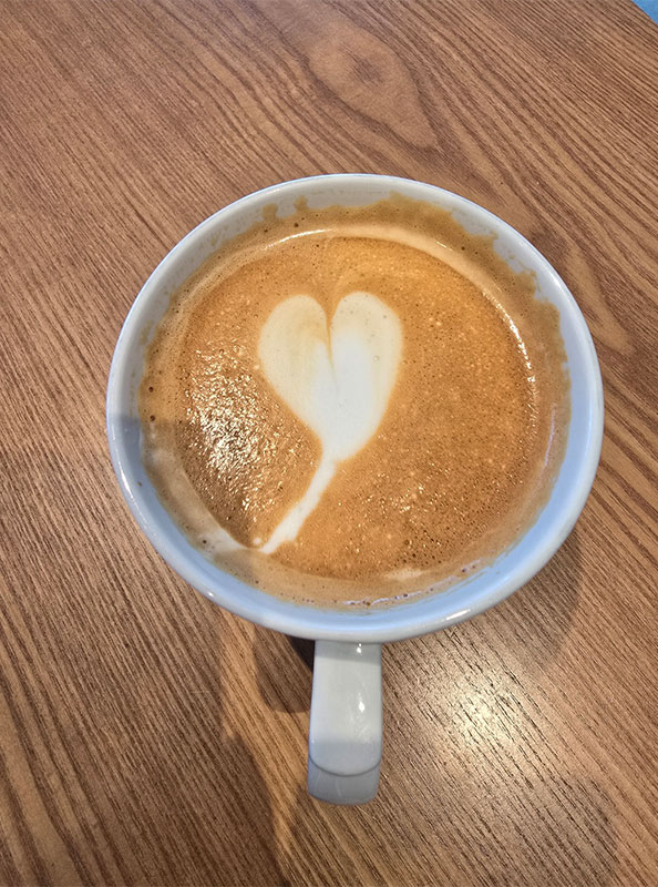 따뜻한 라떼의 하트
