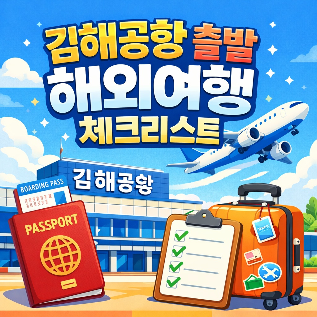 김해공항 출발 해외여행 체크리스트