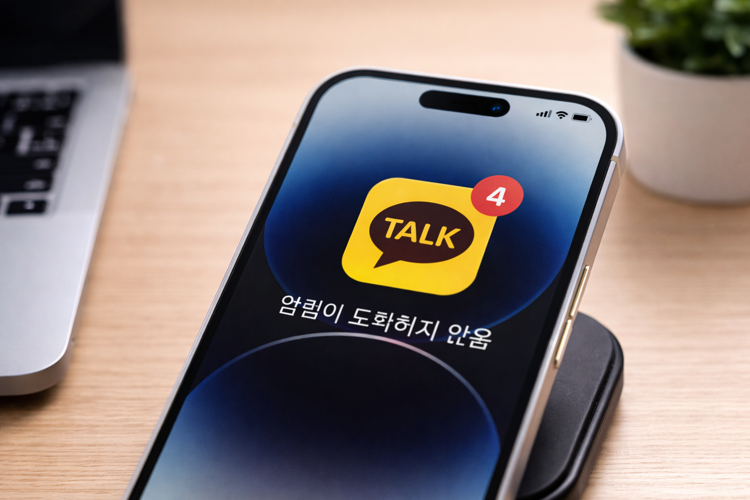 카카오톡 알림 관련사진