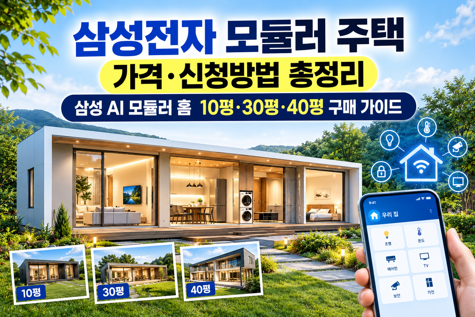삼성전자 모듈러 주택 가격&middot;신청방법 총정리｜삼성 AI 모듈러 홈 10평&middot;30평&middot;40평 구매 가이드 관련 사진