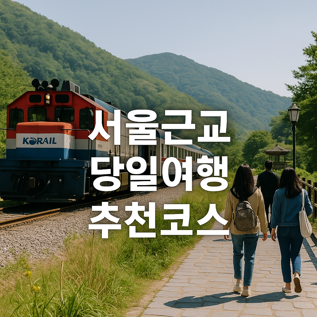 서울근교 당일여행 추천 코스 5곳