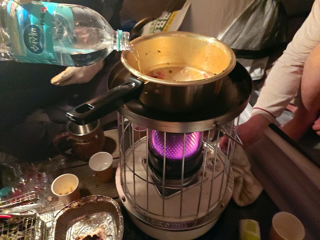 라면 물 붓기