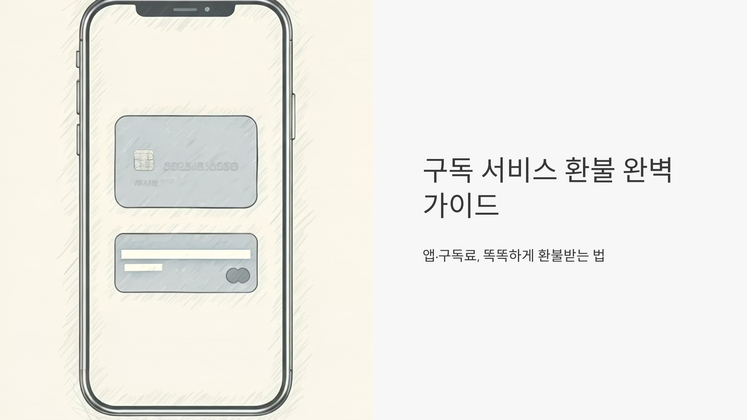 구독 자동결제 환불받는 확실한 방법