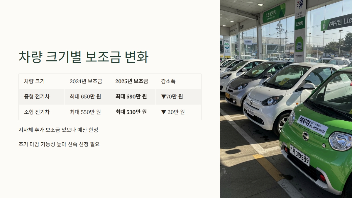 2025년 전기차 보조금 혜택