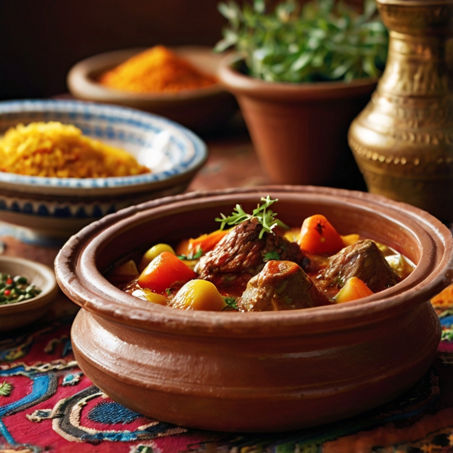 카사블랑카 미식 탐방 필수 음식 타진 이미지