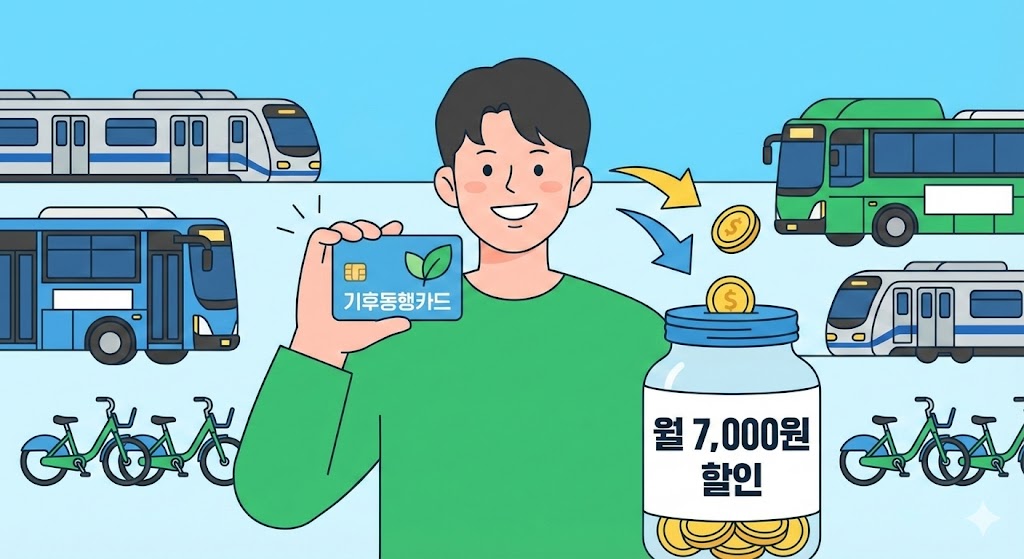 기후동행카드 청년 할인 등록 방법