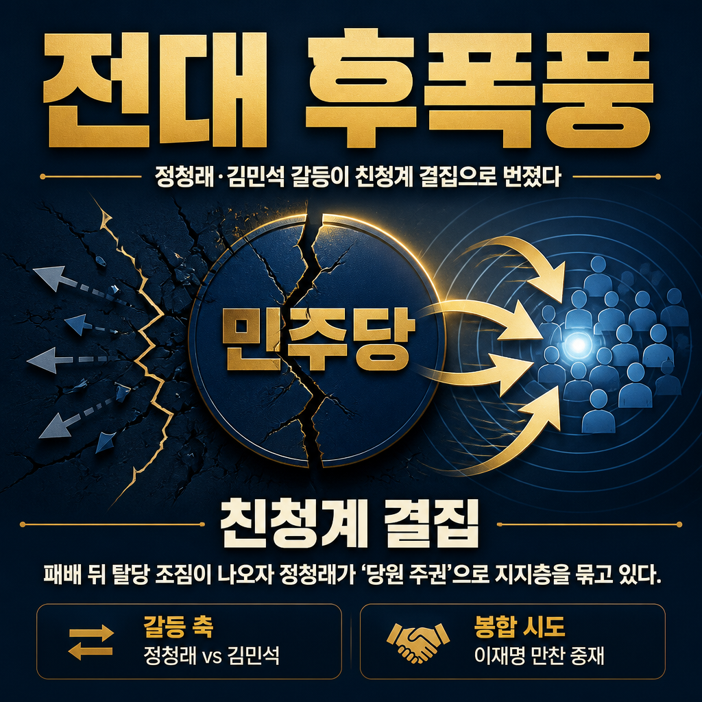 전대 후폭풍