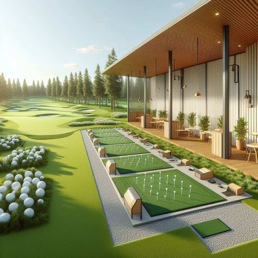 뉴비치골프연습장 배경