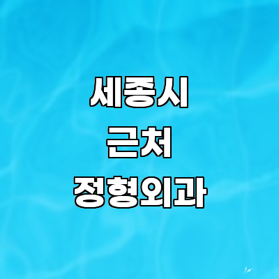 세종시 정형외과