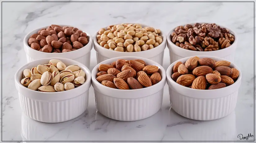 당뇨에-좋은-음식인-다양한-견과류-사진