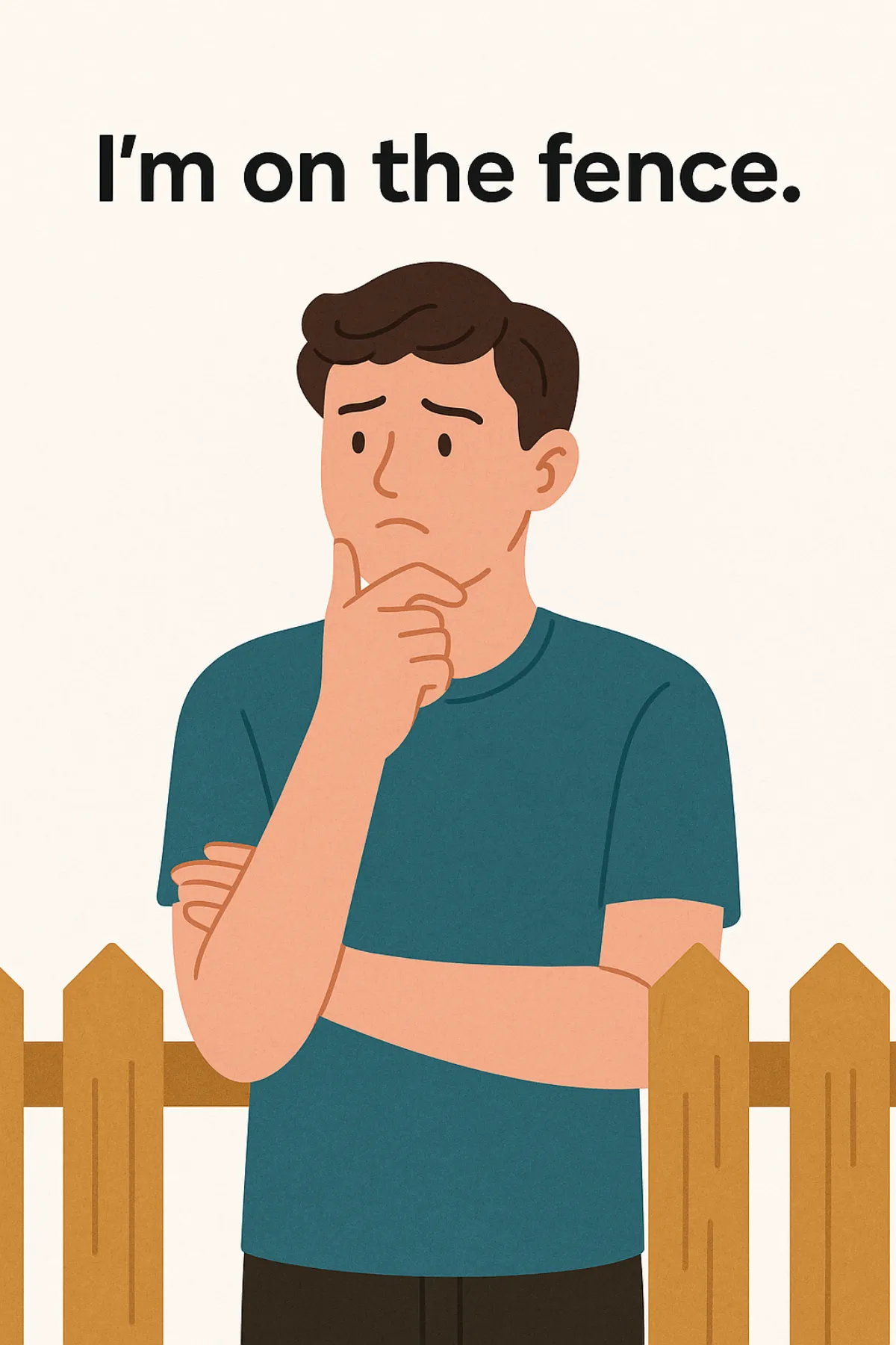 I&rsquo;m on the fence 이미지