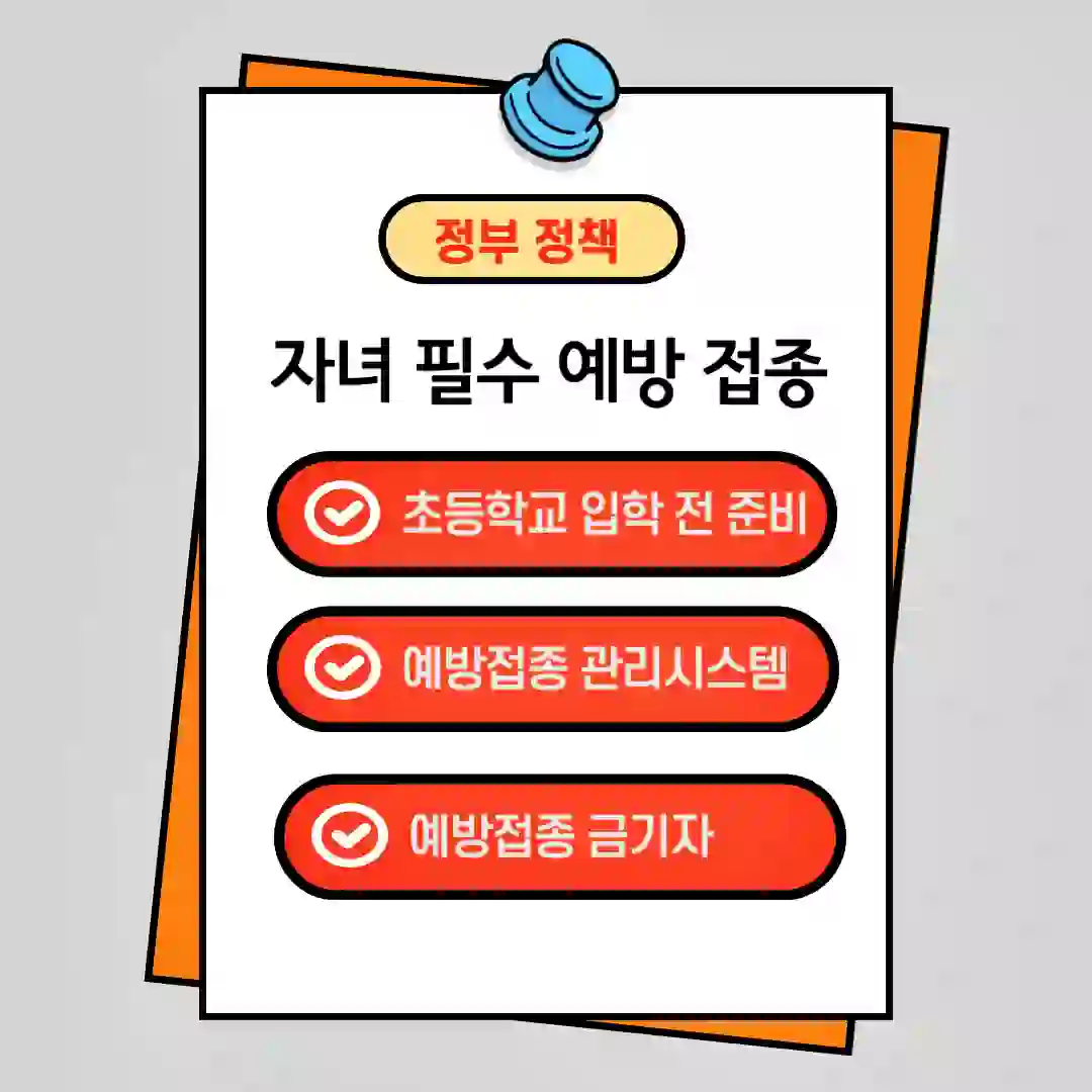 자녀 필수 예방 접종 종류 썸네일 입니다.