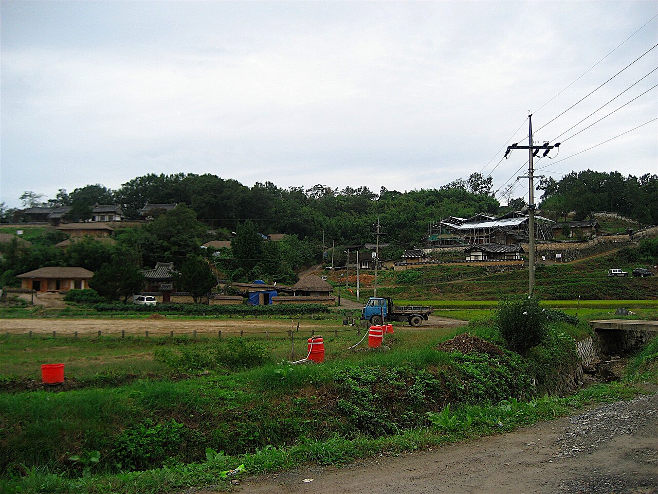 경주 양동마을 전경