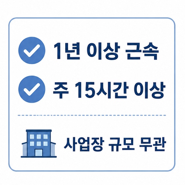 5인미만 퇴직금 지급 대상 요건