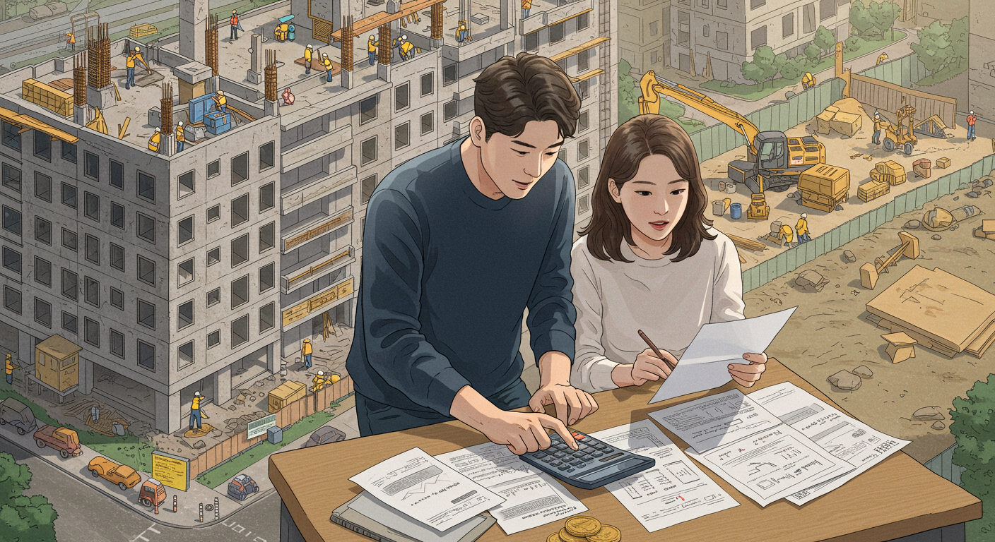 이주비, 금융비용, 관리비 등 부대비용