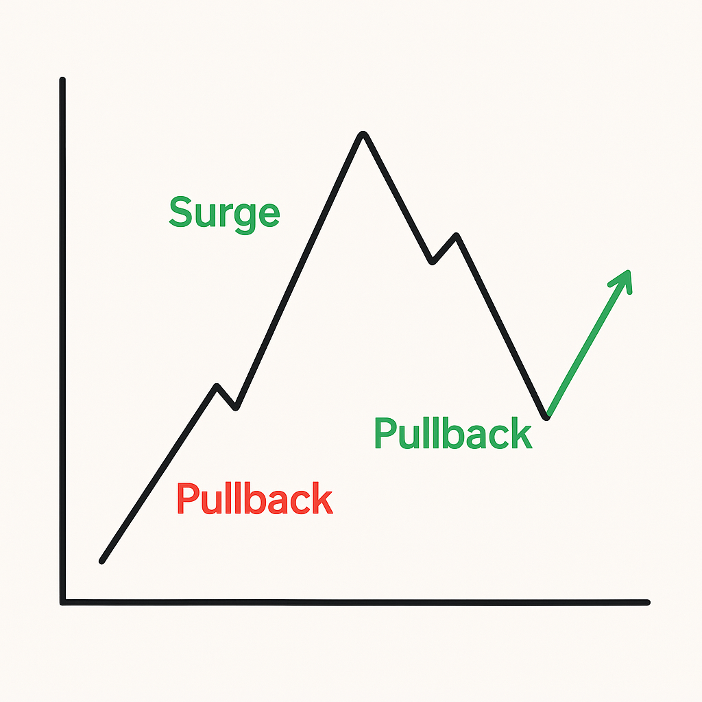 초반 급등 조정 재반등 눌림목 매매