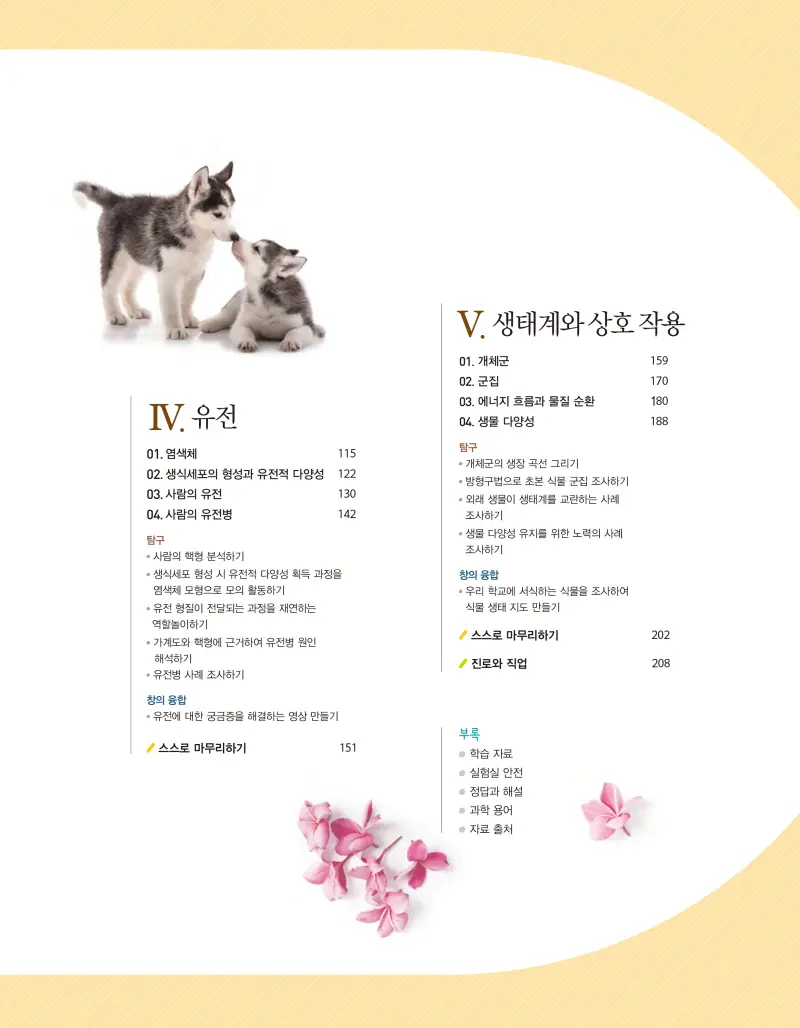 생명과학1 차례2