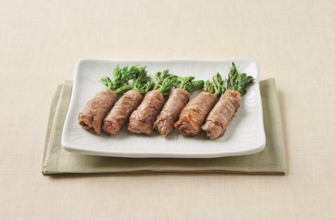 두릅 소고기 말이