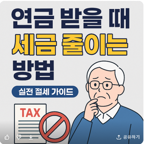 연금 세금 줄이는 법