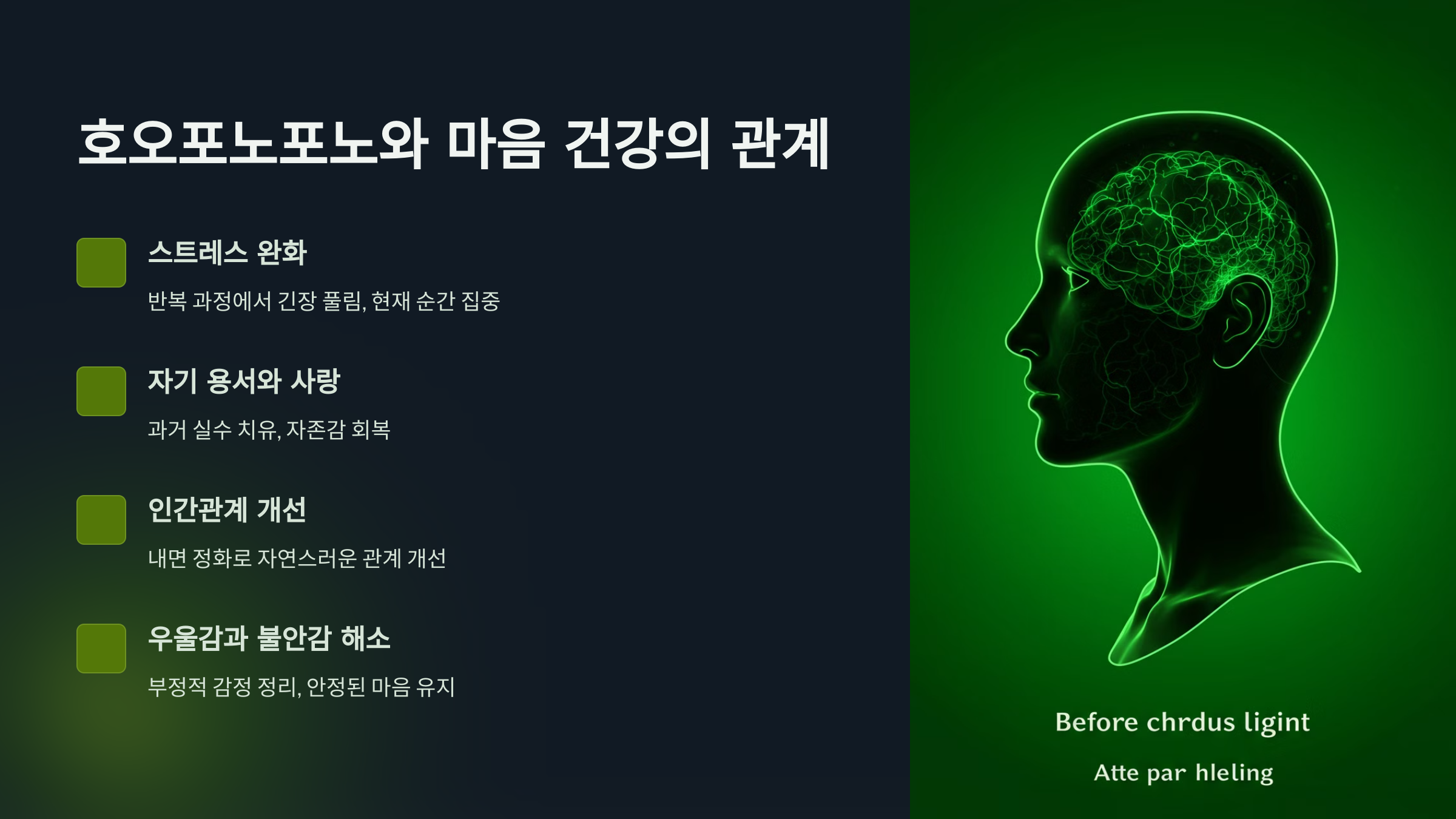 호오포노포노와 마음건강