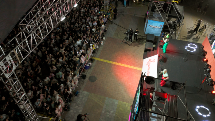 떡볶이 페스티벌 진행 장면