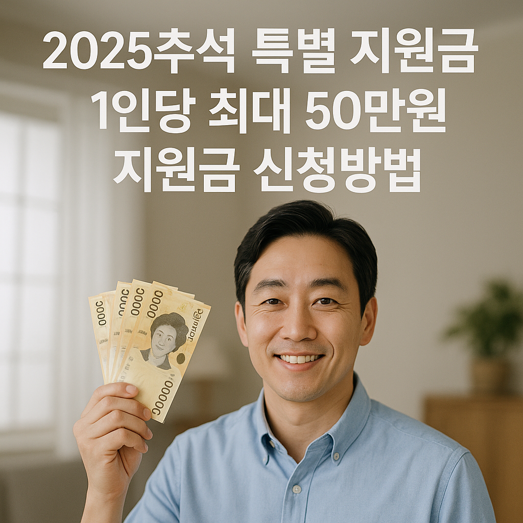 2025년 한국 정부&middot;지자체 추석 지원금과 지역별 확인 방법 총정리