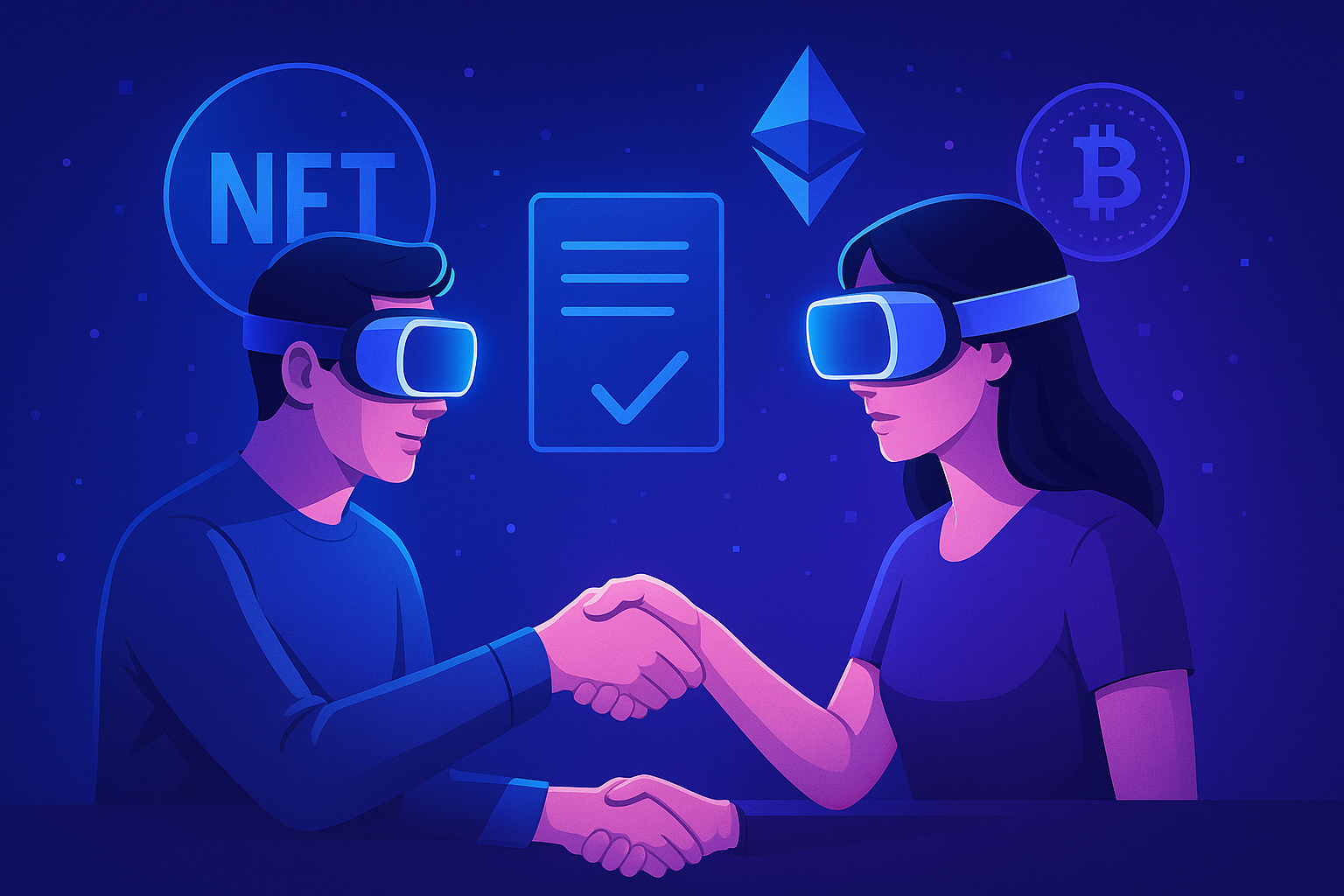 디지털 공간에서 계약 체결