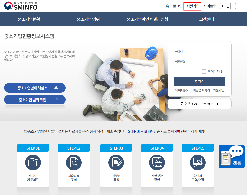 중소기업확인서