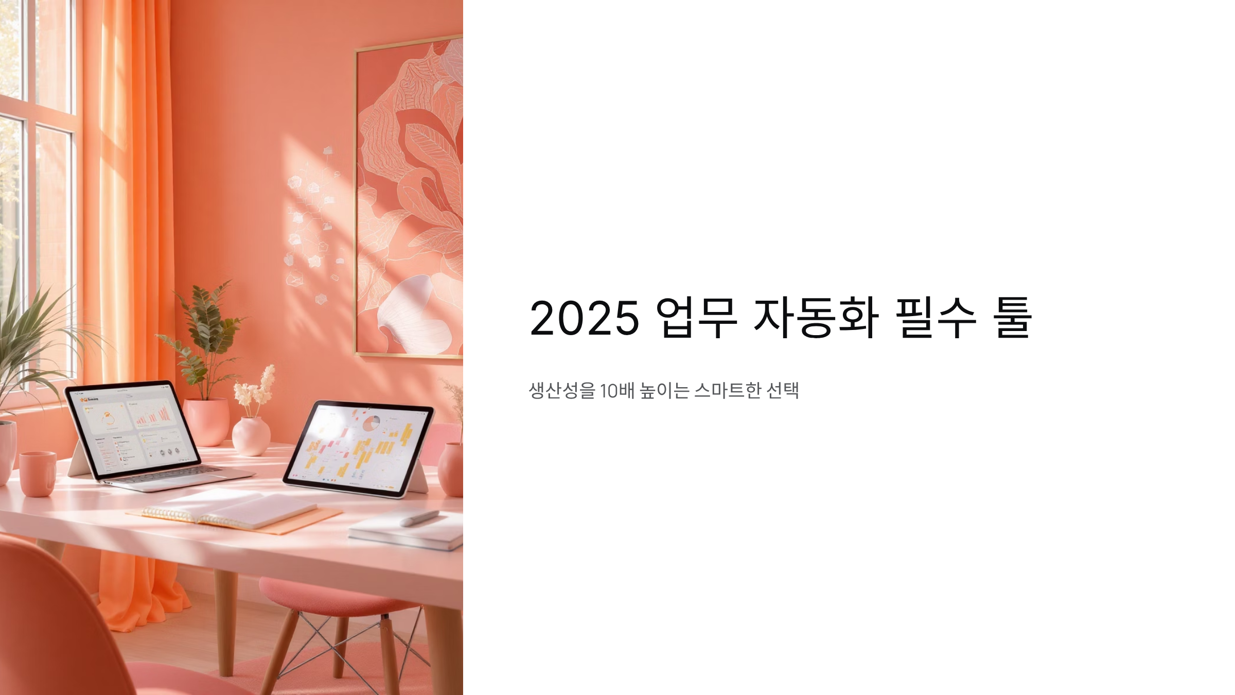 업무 루틴 자동화 툴 베스트 5