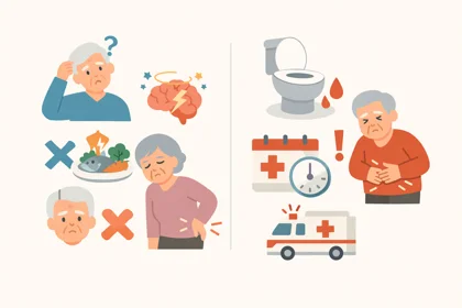 노인에게 나타나는 변비 증상과 헷갈리기 쉬운 신호4