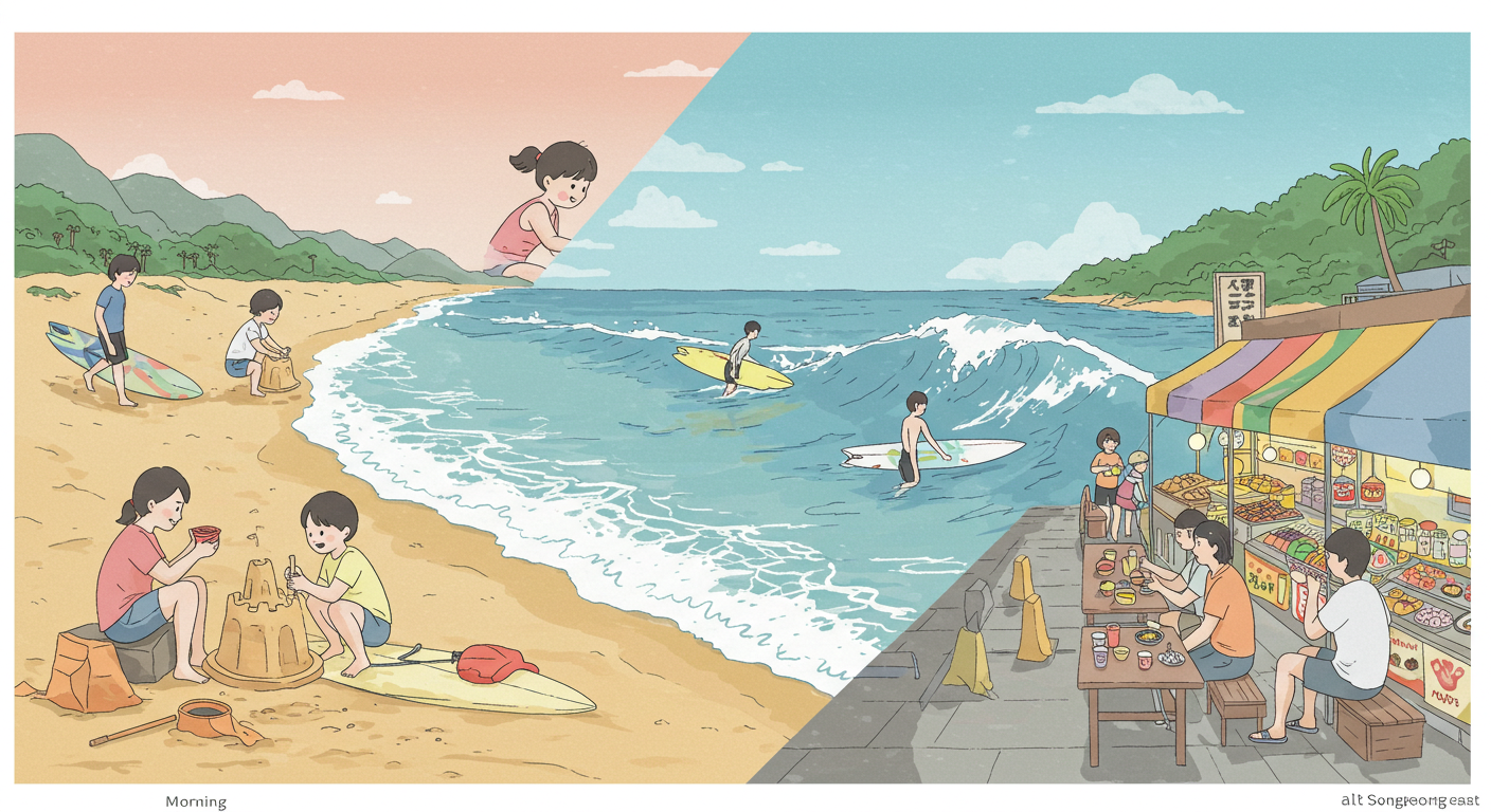 송정해변 가족 맞춤 바다체험 코스