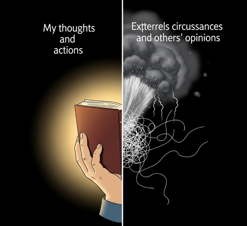 통제할 수 있는 것과 없는 것의 구분: 스토아 철학의 제1원칙