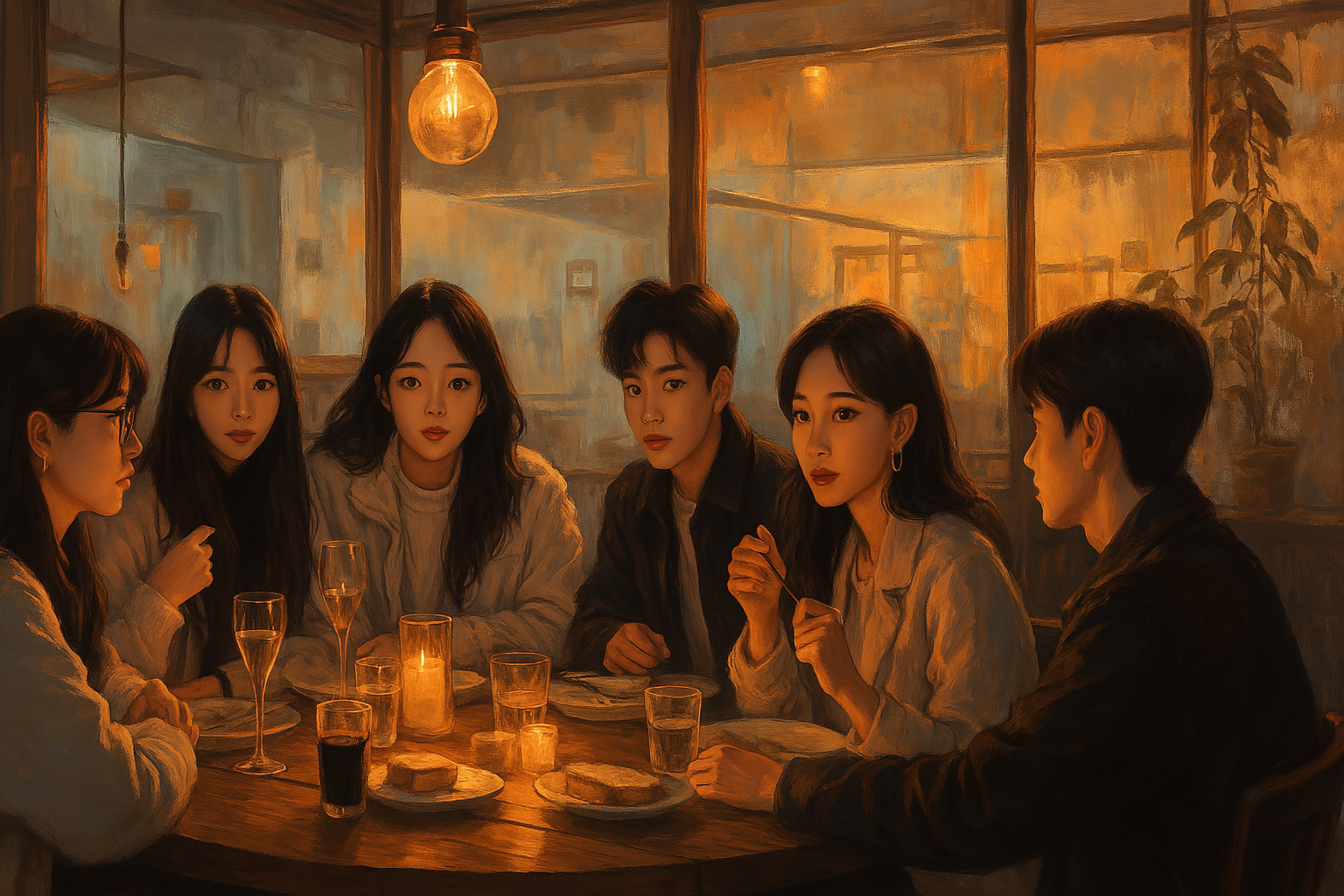 성차별에 대해 토론하는 남과여